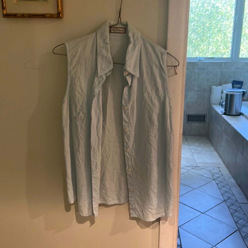 Vintage Thomas Burberry Button top